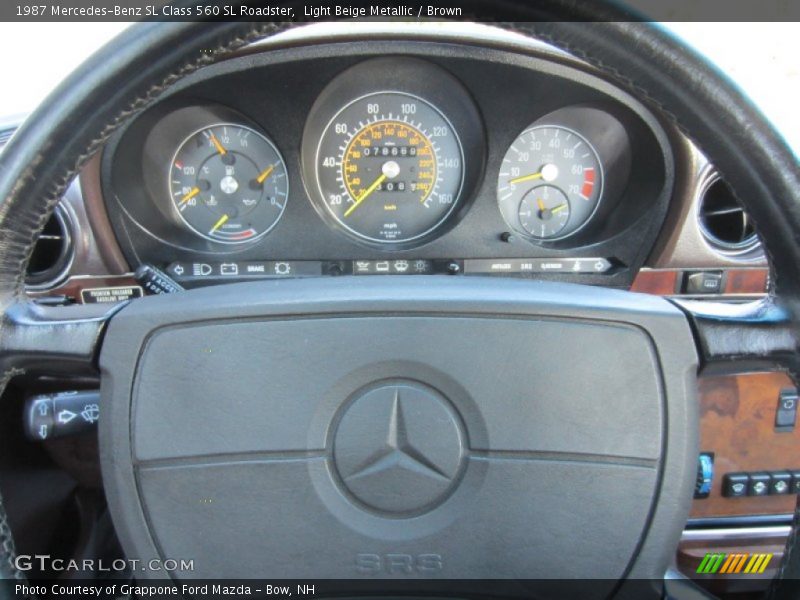  1987 SL Class 560 SL Roadster 560 SL Roadster Gauges