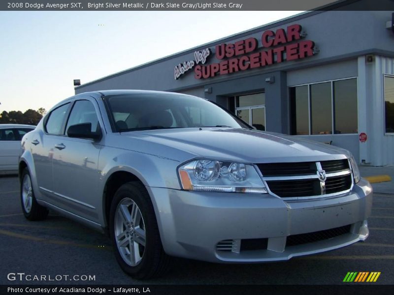 Bright Silver Metallic / Dark Slate Gray/Light Slate Gray 2008 Dodge Avenger SXT