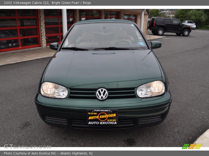 Bright Green Pearl / Beige 2002 Volkswagen Cabrio GLS