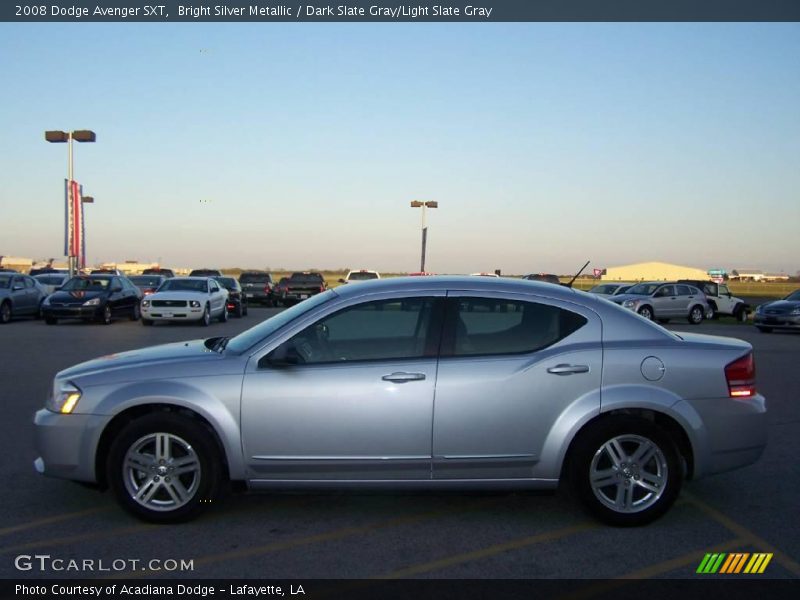 Bright Silver Metallic / Dark Slate Gray/Light Slate Gray 2008 Dodge Avenger SXT