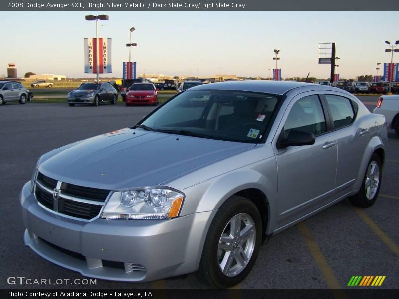Bright Silver Metallic / Dark Slate Gray/Light Slate Gray 2008 Dodge Avenger SXT
