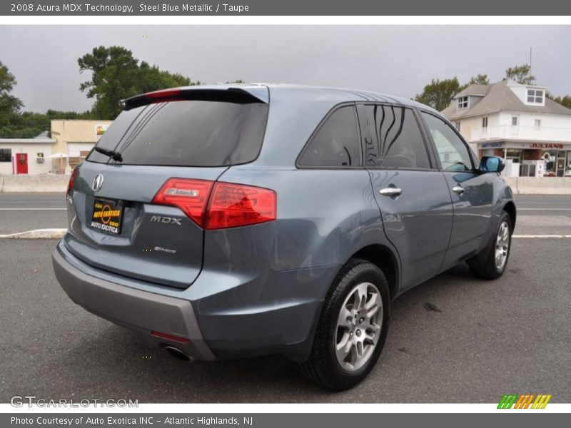 Steel Blue Metallic / Taupe 2008 Acura MDX Technology