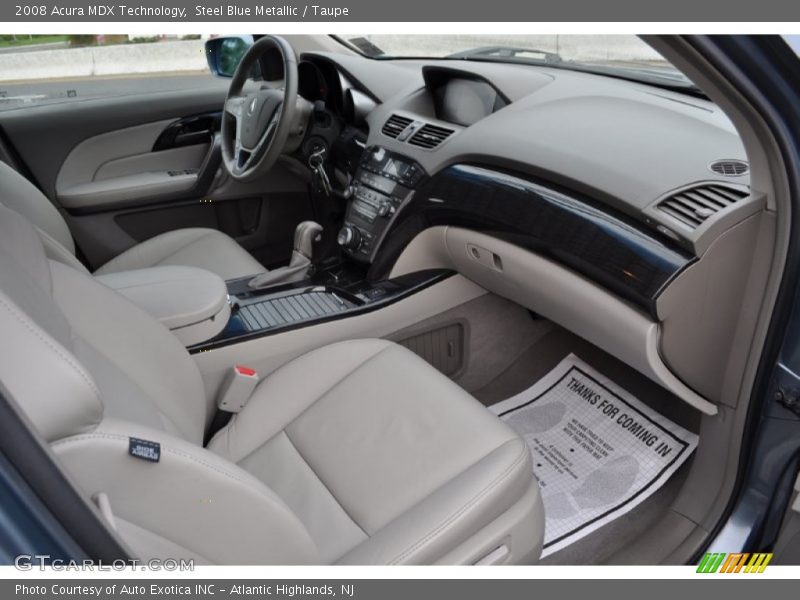 Steel Blue Metallic / Taupe 2008 Acura MDX Technology