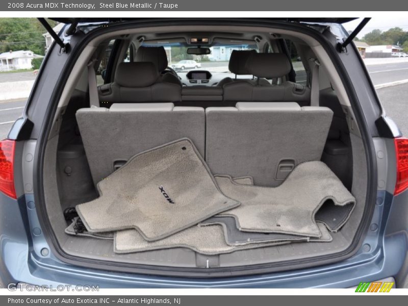 Steel Blue Metallic / Taupe 2008 Acura MDX Technology