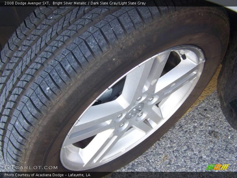 Bright Silver Metallic / Dark Slate Gray/Light Slate Gray 2008 Dodge Avenger SXT