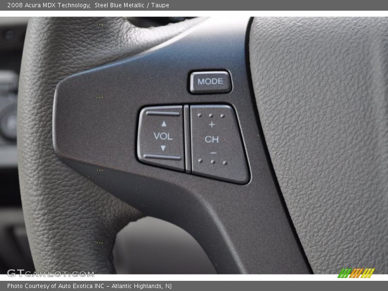 Steel Blue Metallic / Taupe 2008 Acura MDX Technology