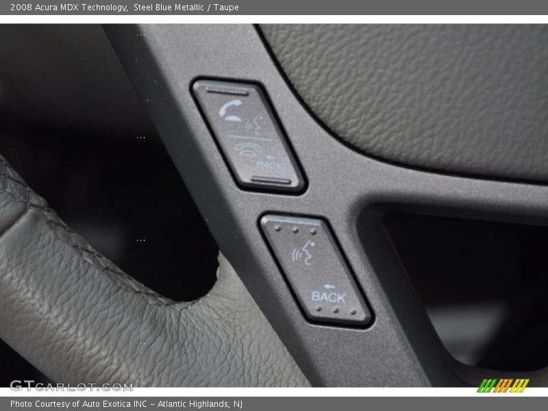 Steel Blue Metallic / Taupe 2008 Acura MDX Technology