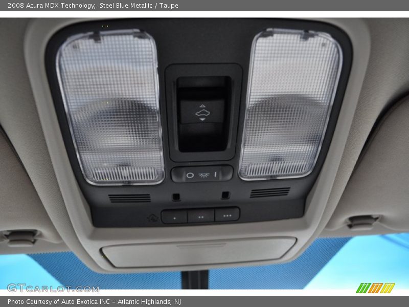 Steel Blue Metallic / Taupe 2008 Acura MDX Technology
