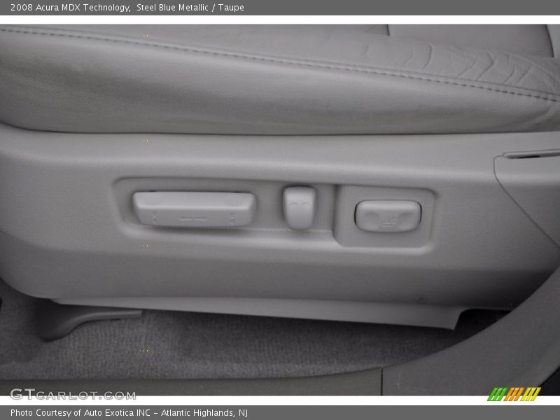 Steel Blue Metallic / Taupe 2008 Acura MDX Technology