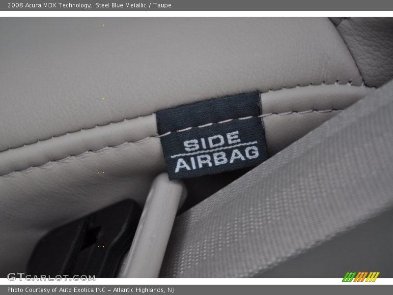 Steel Blue Metallic / Taupe 2008 Acura MDX Technology