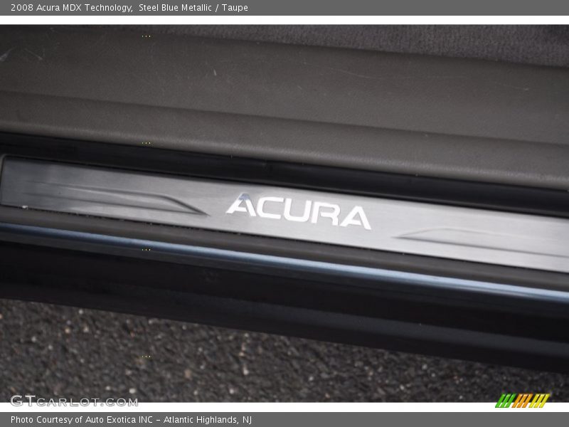 Steel Blue Metallic / Taupe 2008 Acura MDX Technology