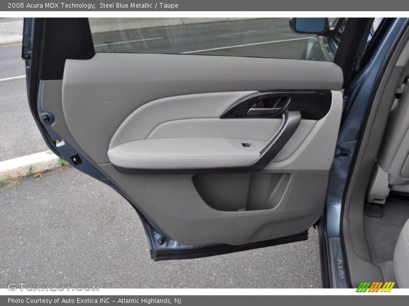 Steel Blue Metallic / Taupe 2008 Acura MDX Technology