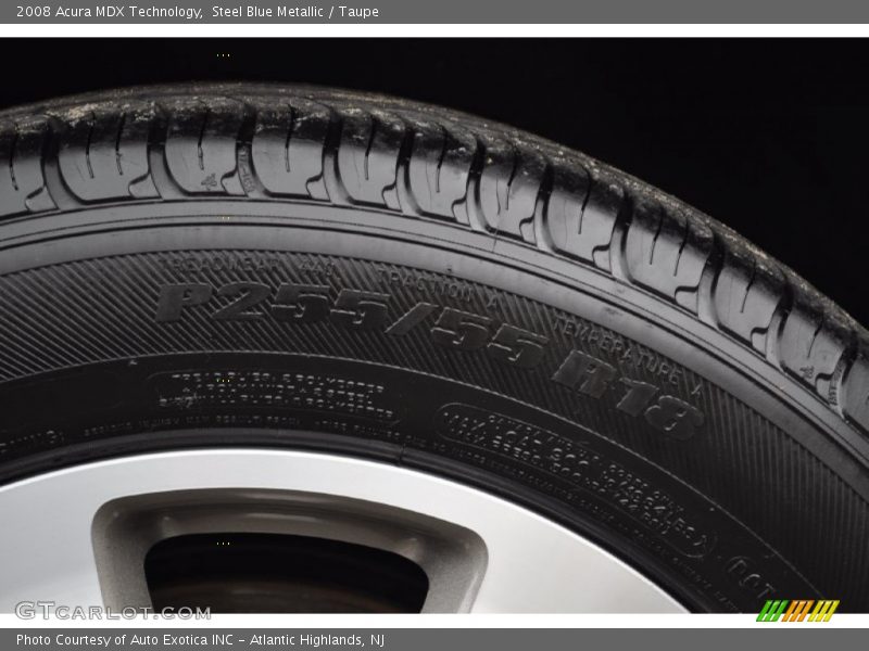 Steel Blue Metallic / Taupe 2008 Acura MDX Technology