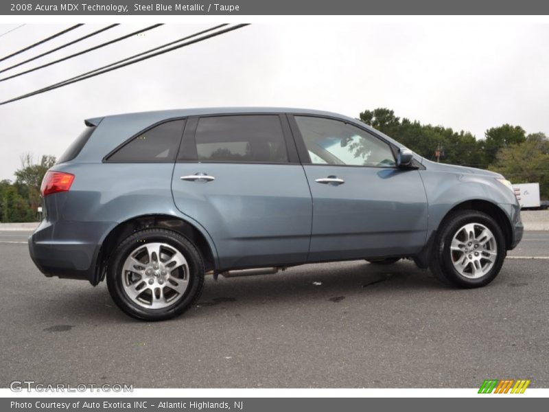 Steel Blue Metallic / Taupe 2008 Acura MDX Technology