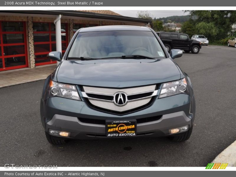 Steel Blue Metallic / Taupe 2008 Acura MDX Technology