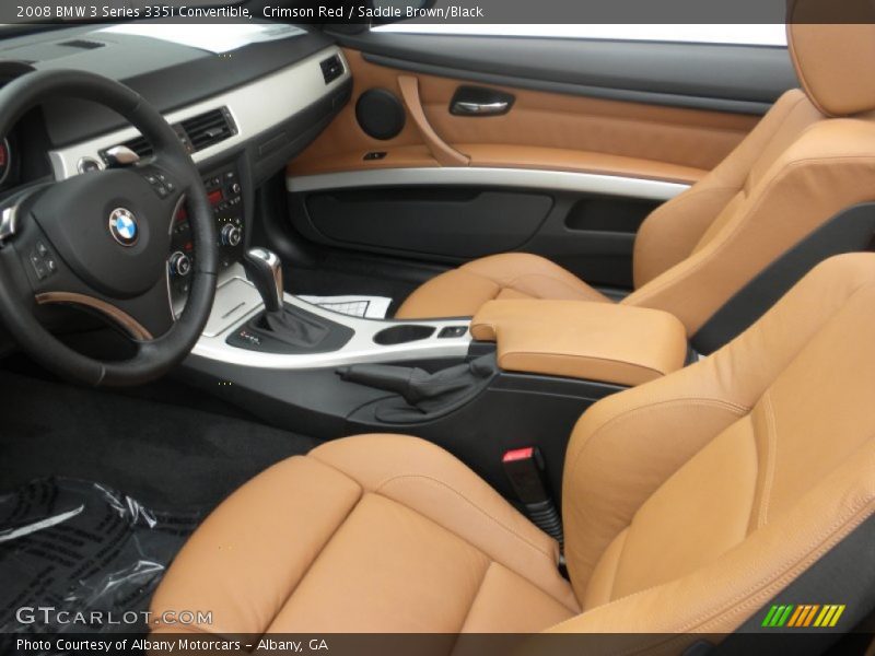 Crimson Red / Saddle Brown/Black 2008 BMW 3 Series 335i Convertible