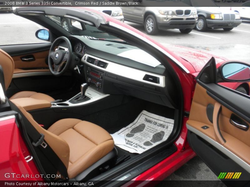 Crimson Red / Saddle Brown/Black 2008 BMW 3 Series 335i Convertible