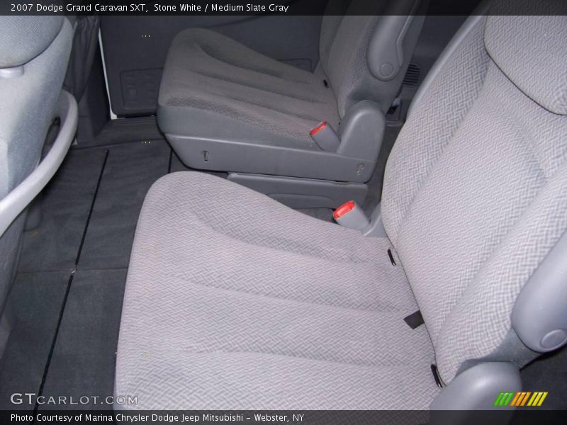 Stone White / Medium Slate Gray 2007 Dodge Grand Caravan SXT