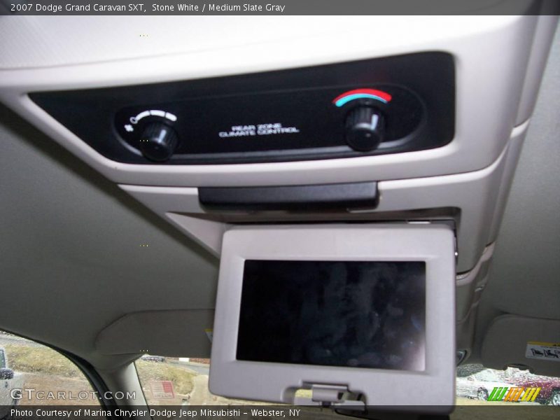 Stone White / Medium Slate Gray 2007 Dodge Grand Caravan SXT