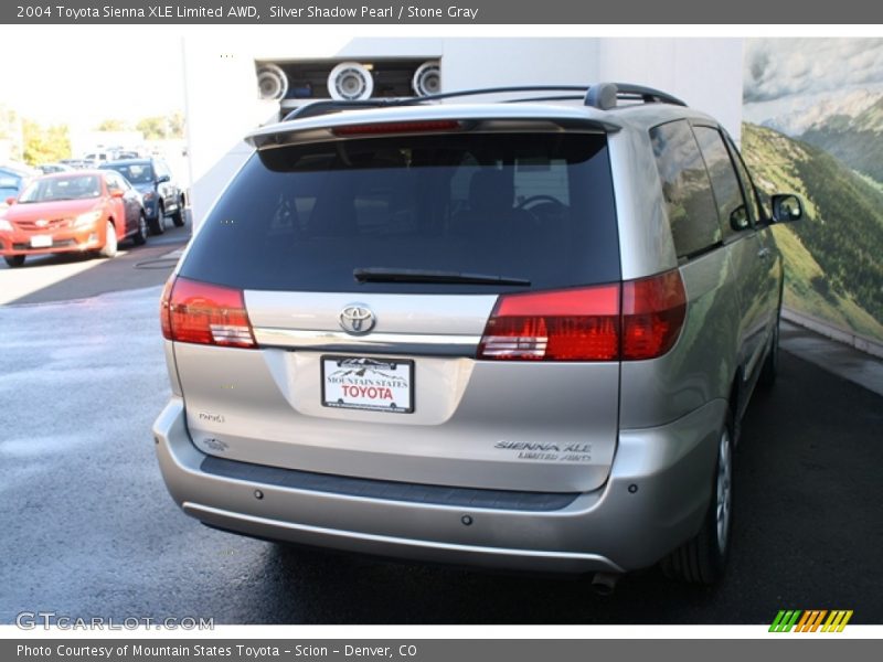 Silver Shadow Pearl / Stone Gray 2004 Toyota Sienna XLE Limited AWD
