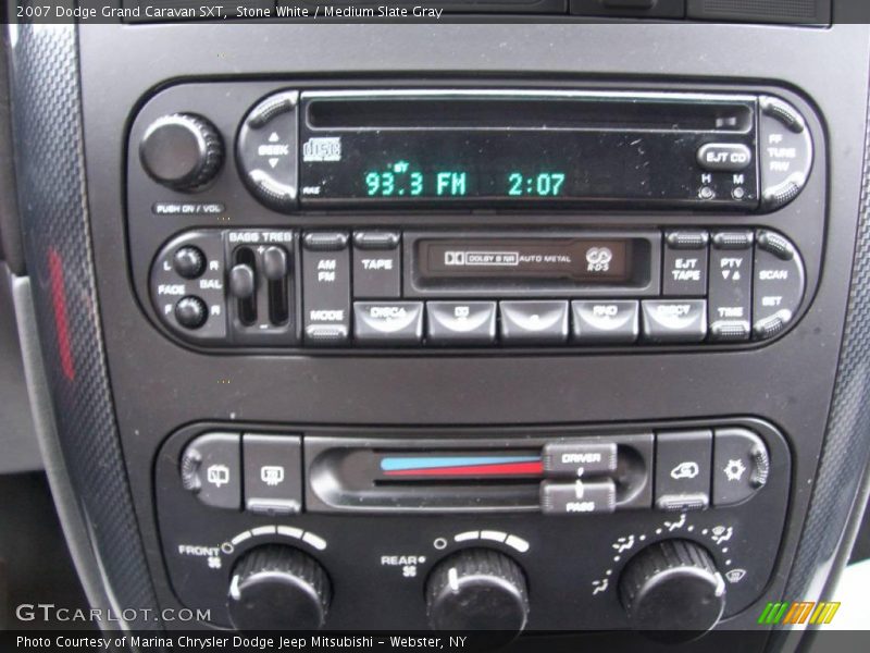 Stone White / Medium Slate Gray 2007 Dodge Grand Caravan SXT
