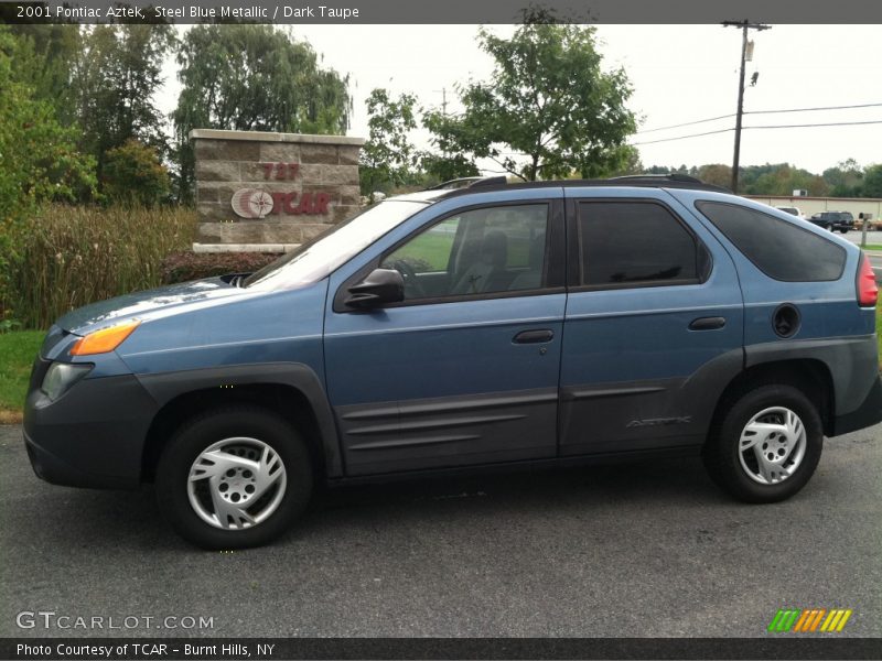 Steel Blue Metallic / Dark Taupe 2001 Pontiac Aztek