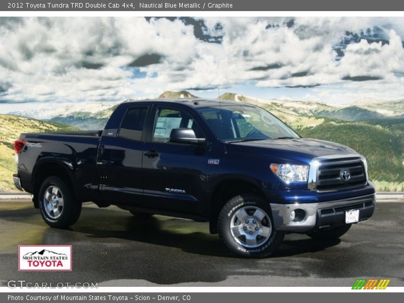 Nautical Blue Metallic / Graphite 2012 Toyota Tundra TRD Double Cab 4x4