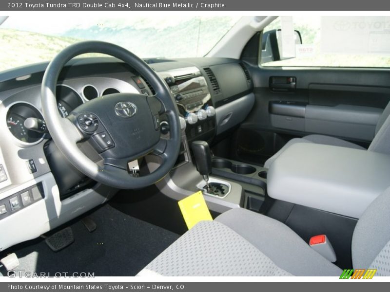  2012 Tundra TRD Double Cab 4x4 Graphite Interior