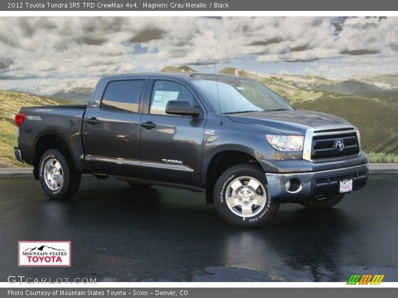 Magnetic Gray Metallic / Black 2012 Toyota Tundra SR5 TRD CrewMax 4x4