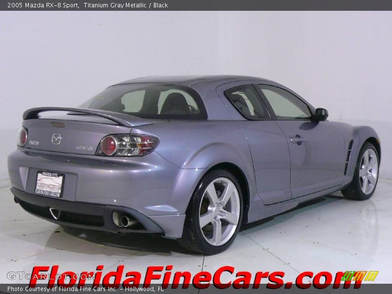 Titanium Gray Metallic / Black 2005 Mazda RX-8 Sport