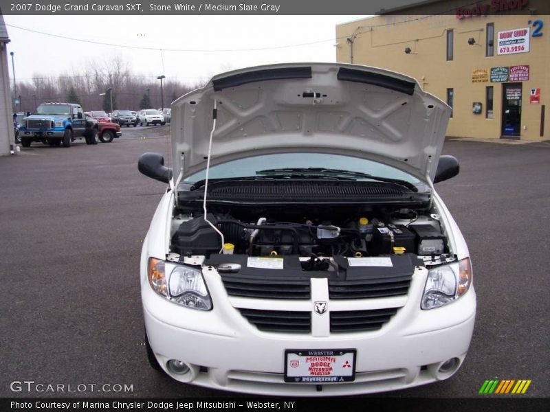 Stone White / Medium Slate Gray 2007 Dodge Grand Caravan SXT