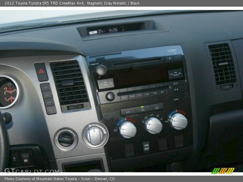 Magnetic Gray Metallic / Black 2012 Toyota Tundra SR5 TRD CrewMax 4x4