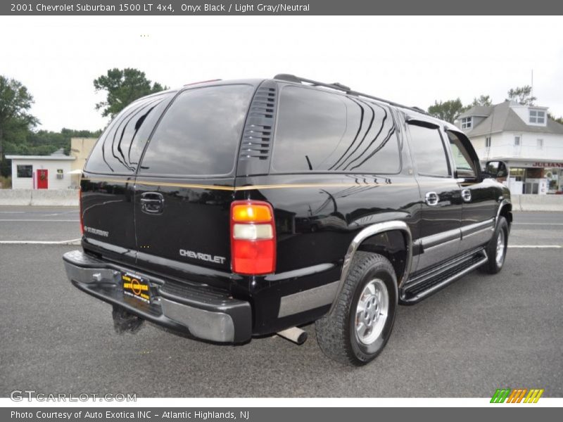 Onyx Black / Light Gray/Neutral 2001 Chevrolet Suburban 1500 LT 4x4