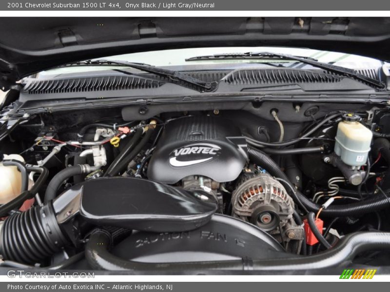 Onyx Black / Light Gray/Neutral 2001 Chevrolet Suburban 1500 LT 4x4