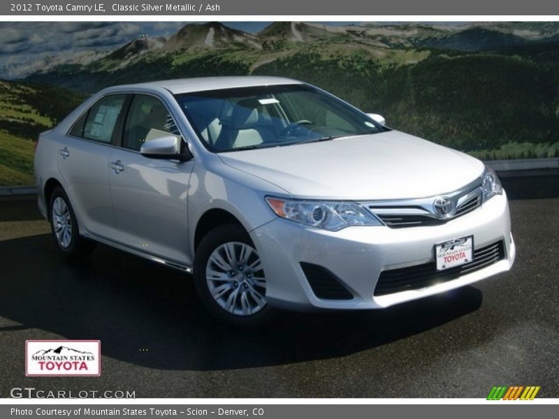 Classic Silver Metallic / Ash 2012 Toyota Camry LE