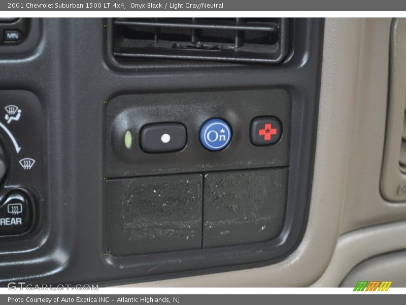 Onyx Black / Light Gray/Neutral 2001 Chevrolet Suburban 1500 LT 4x4
