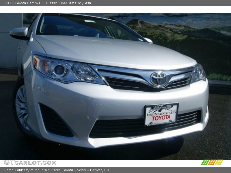 Classic Silver Metallic / Ash 2012 Toyota Camry LE