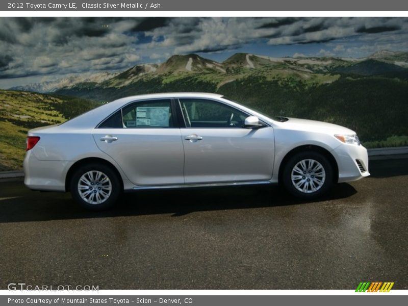 Classic Silver Metallic / Ash 2012 Toyota Camry LE