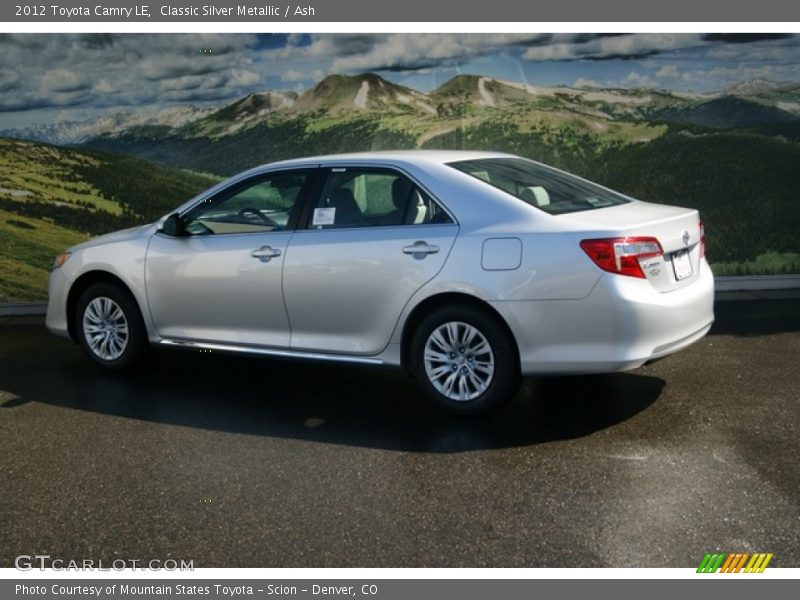 Classic Silver Metallic / Ash 2012 Toyota Camry LE
