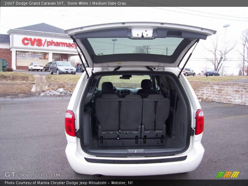 Stone White / Medium Slate Gray 2007 Dodge Grand Caravan SXT