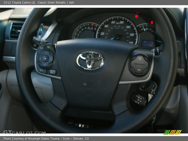 Classic Silver Metallic / Ash 2012 Toyota Camry LE