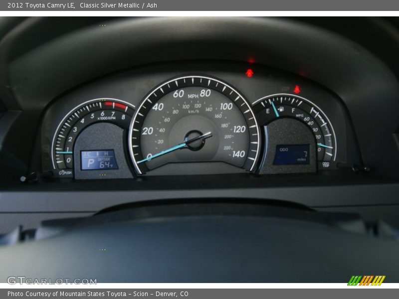 Classic Silver Metallic / Ash 2012 Toyota Camry LE
