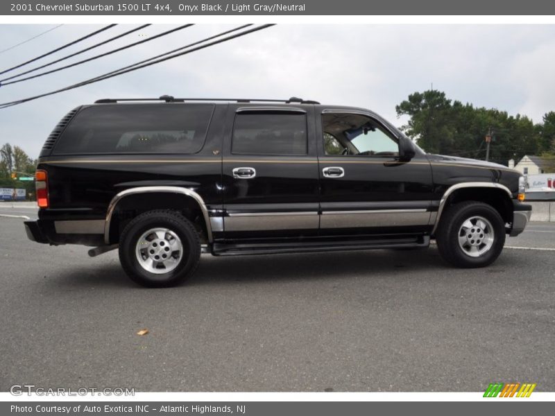 Onyx Black / Light Gray/Neutral 2001 Chevrolet Suburban 1500 LT 4x4