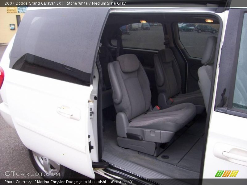 Stone White / Medium Slate Gray 2007 Dodge Grand Caravan SXT
