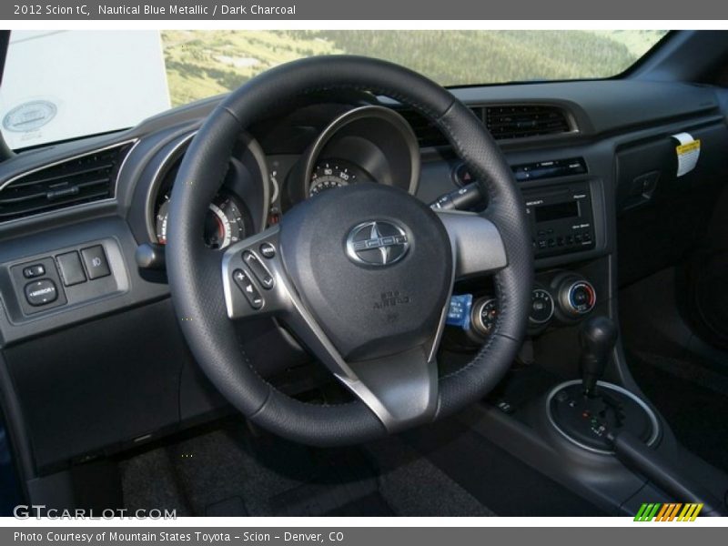 Nautical Blue Metallic / Dark Charcoal 2012 Scion tC