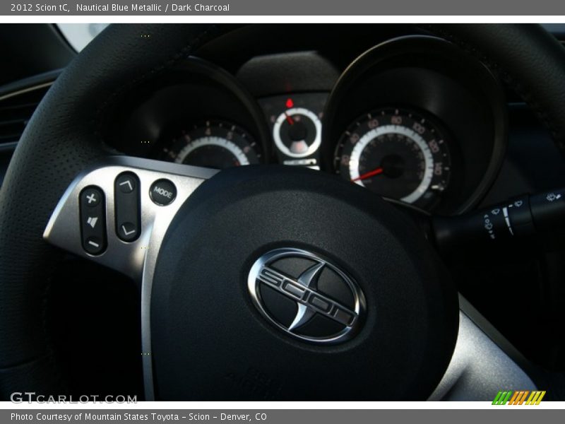 Nautical Blue Metallic / Dark Charcoal 2012 Scion tC