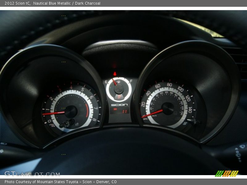 Nautical Blue Metallic / Dark Charcoal 2012 Scion tC