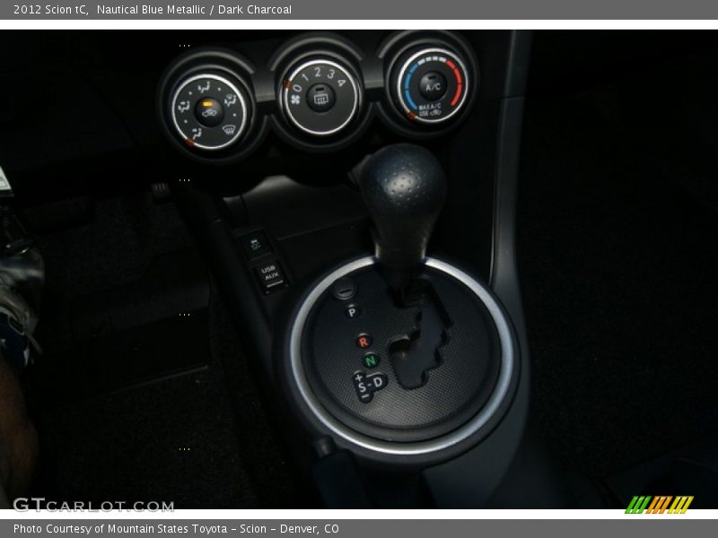 Nautical Blue Metallic / Dark Charcoal 2012 Scion tC