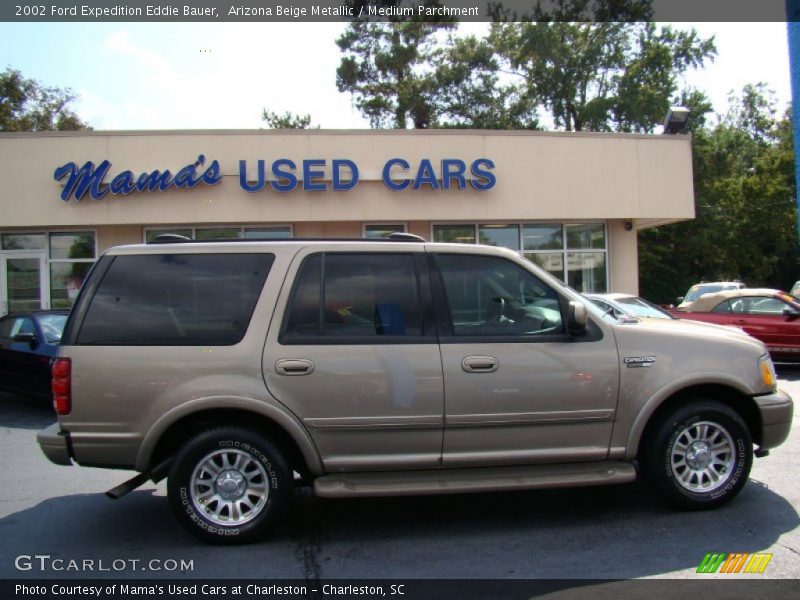 Arizona Beige Metallic / Medium Parchment 2002 Ford Expedition Eddie Bauer