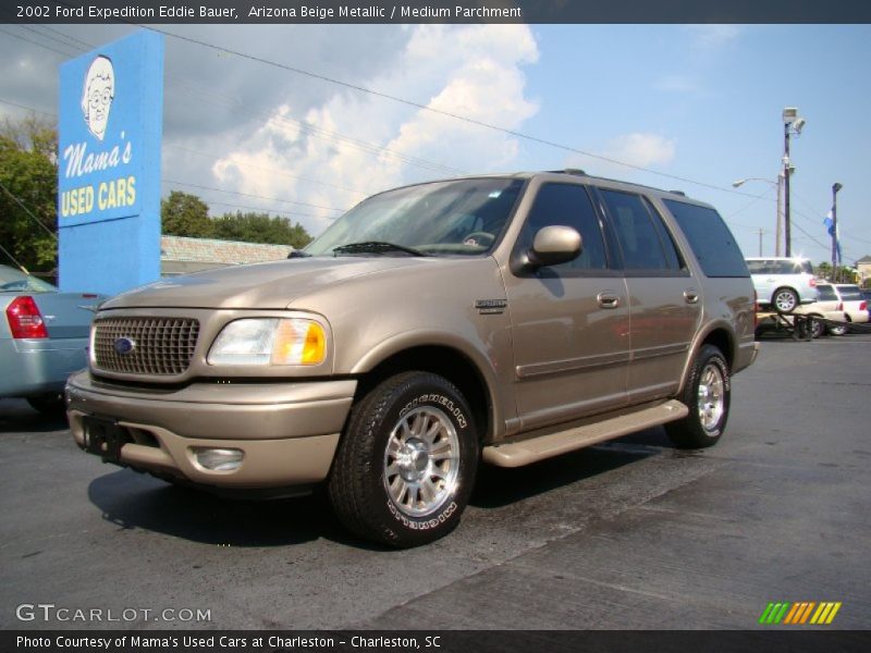 Arizona Beige Metallic / Medium Parchment 2002 Ford Expedition Eddie Bauer